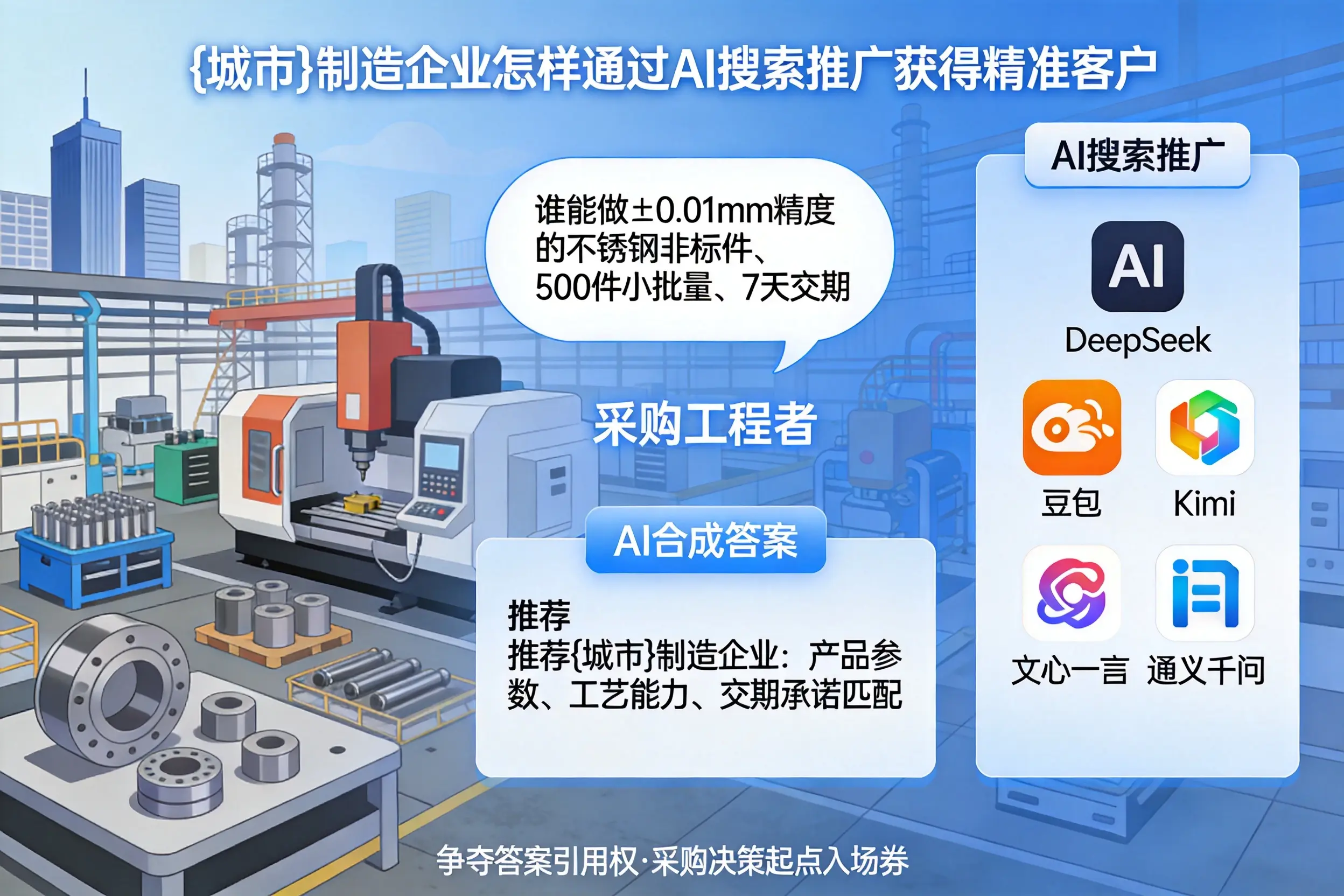 海北制造企业怎样通过AI搜索推广获得精准客户