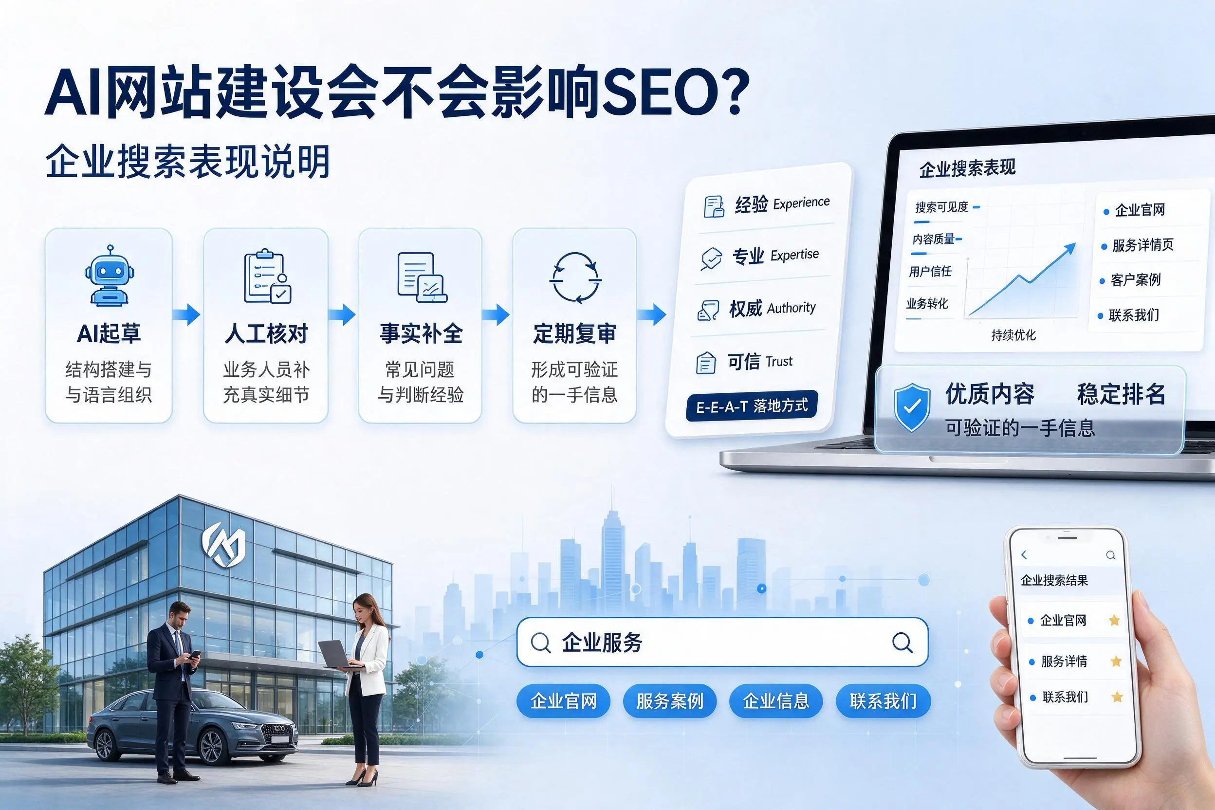 AI网站建设会不会影响SEO？海北企业搜索表现说明